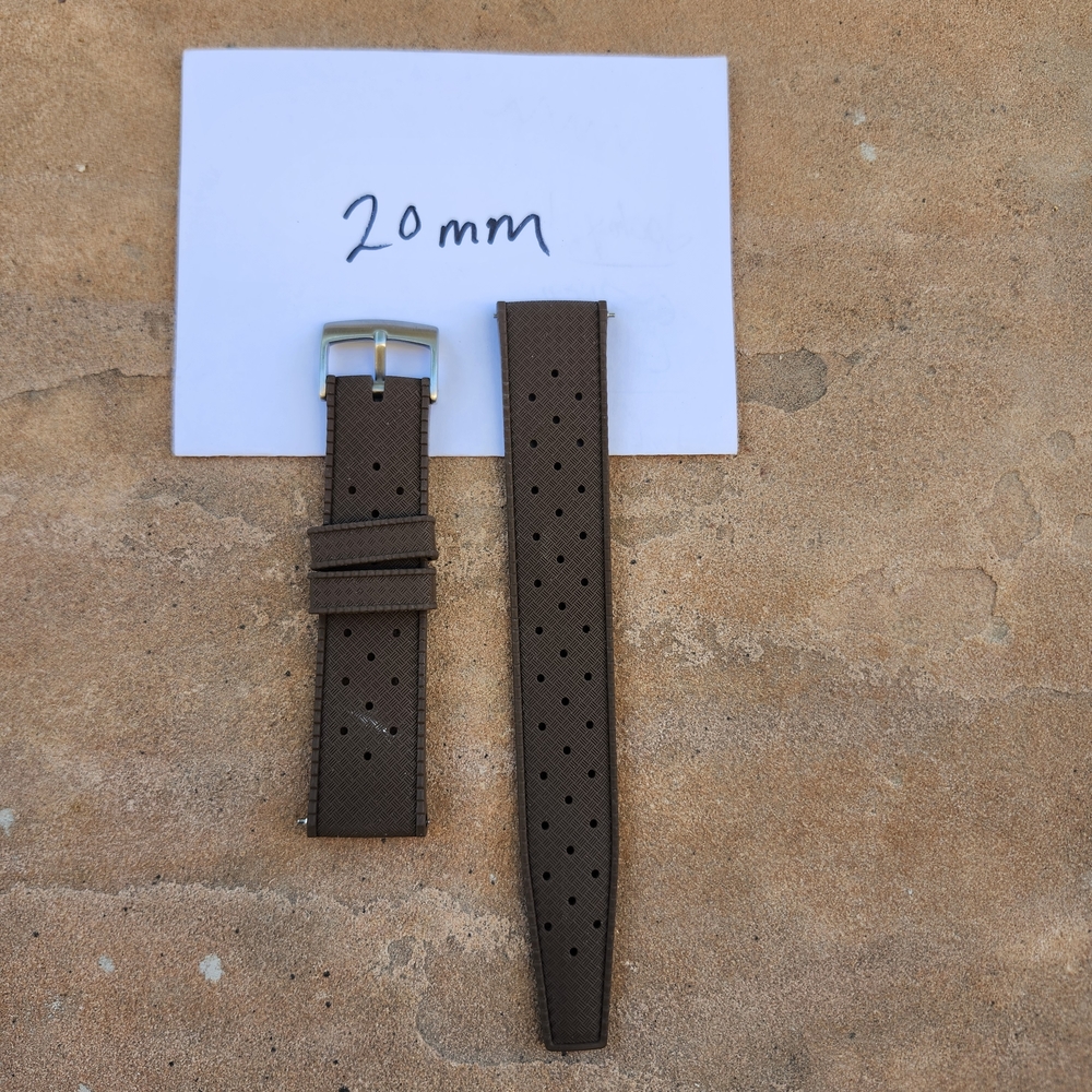Brown Tropic Watch Strap 20mm